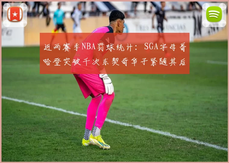 近两赛季NBA罚球统计：SGA字母哥哈登突破千次东契奇华子紧随其后