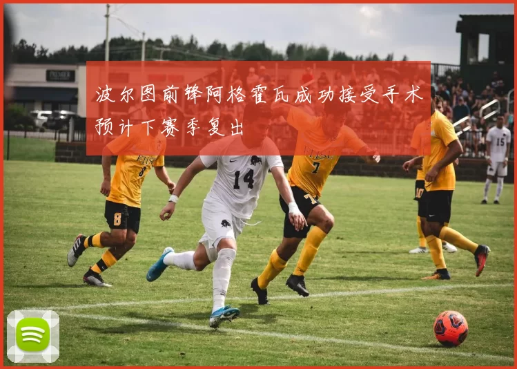 波尔图前锋阿格霍瓦成功接受手术预计下赛季复出